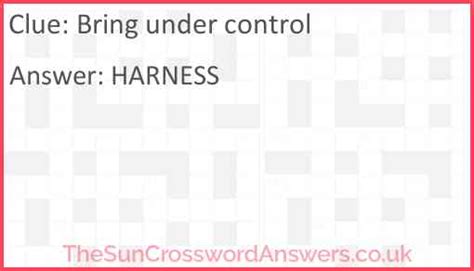 bring under control crossword clue